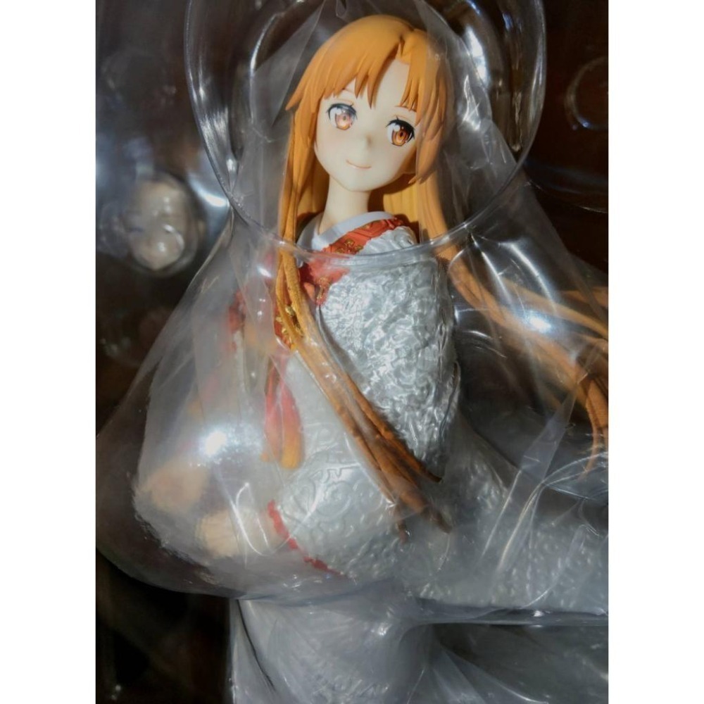 【慢活同盟】現貨 刀劍神域 亞絲娜 白無垢 F:NEX 1/7 PVC 含日本限定特典 可換表情配件 全新未拆-細節圖3