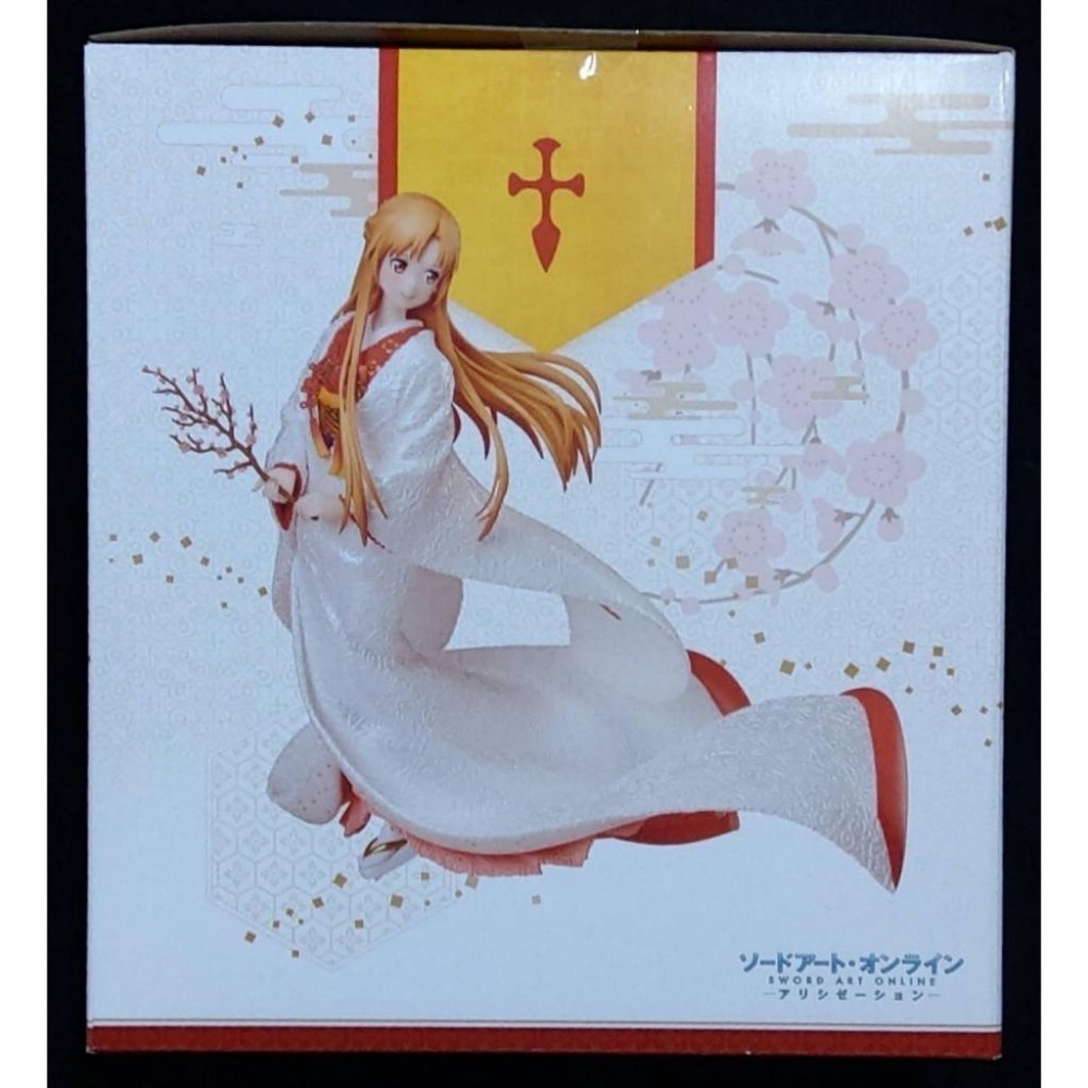【慢活同盟】現貨 刀劍神域 亞絲娜 白無垢 F:NEX 1/7 PVC 含日本限定特典 可換表情配件 全新未拆-細節圖8