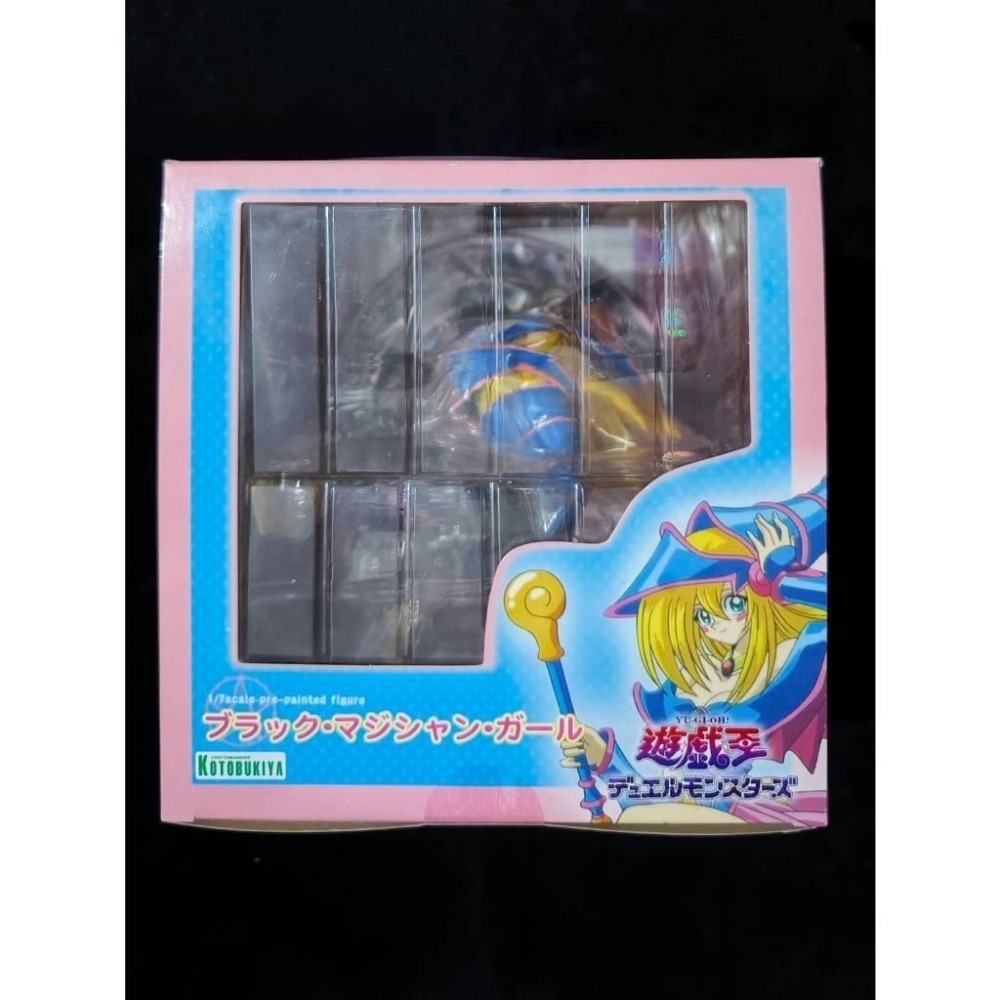 【慢活同盟】 壽屋 ARTFX J 黑魔導女孩 全新未拆 初版 附2種特典小精靈 黑魔導女孩海報 遊戲王 絕版-細節圖5