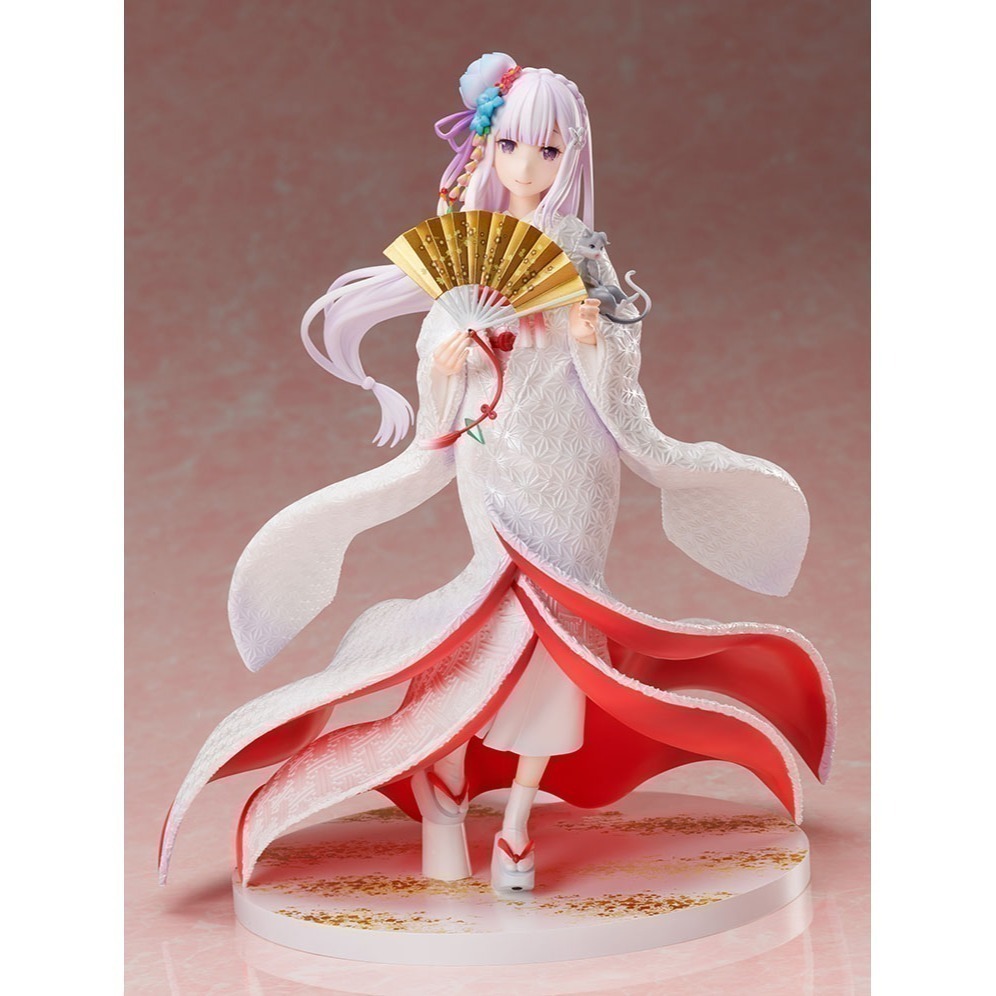 【慢活同盟】 F:NEX 愛蜜莉雅 白無垢 1/7 PVC 全新未拆 Re:從零開始的異世界生活-細節圖8