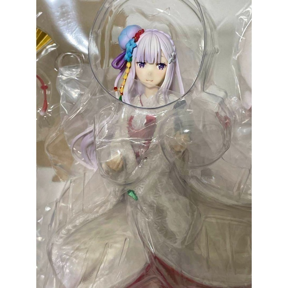 【慢活同盟】 F:NEX 愛蜜莉雅 白無垢 1/7 PVC 全新未拆 Re:從零開始的異世界生活-細節圖2
