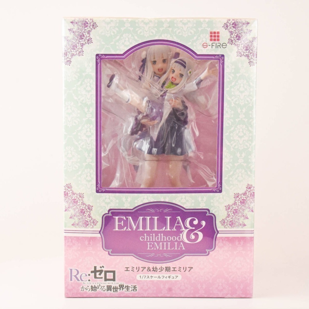 【慢活同盟】 S-FIRE 愛蜜莉雅 雷姆 拉姆 童年 幼少期 1/7 PVC 全新未拆 Re:從零開始的異世界生活-細節圖2