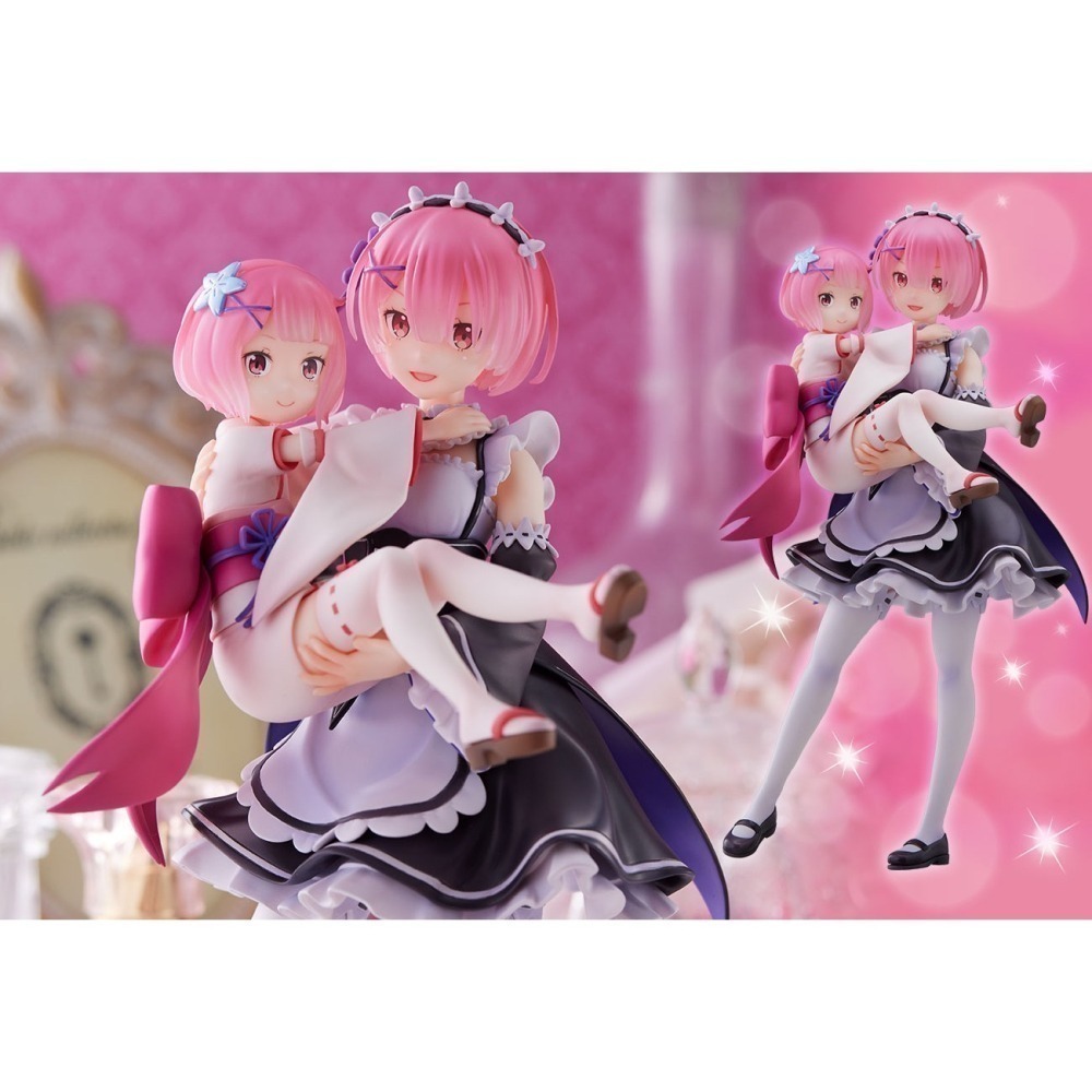 【慢活同盟】 S-FIRE 愛蜜莉雅 雷姆 拉姆 童年 幼少期 1/7 PVC 全新未拆 Re:從零開始的異世界生活-細節圖6