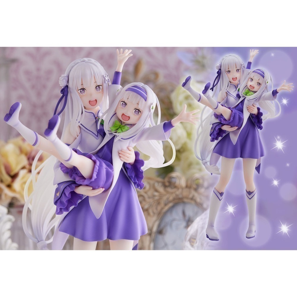 【慢活同盟】 S-FIRE 愛蜜莉雅 雷姆 拉姆 童年 幼少期 1/7 PVC 全新未拆 Re:從零開始的異世界生活-細節圖7