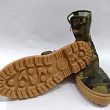 【鞋里】~帥門~台灣製造 板防穿刺 工作鞋 橡膠底 帆布高筒拉鍊鞋 迷彩鞋 無鋼頭 工地鞋 蛙人鞋 電焊鞋(迷彩/黑)-細節圖5