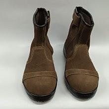 【鞋里】XE006 塑鋼頭高統電焊鞋 軟反牛皮防火線鞋體 車縫強化防滑橡膠底 拉鍊穿脫 黏帶鞋口 台灣製-細節圖2