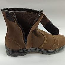 【鞋里】XE006 塑鋼頭高統電焊鞋 軟反牛皮防火線鞋體 車縫強化防滑橡膠底 拉鍊穿脫 黏帶鞋口 台灣製-細節圖6