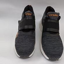 【鞋里】~跑天下~ 3942 男款 魔鬼氈飛織網布運動型 透氣鋼頭鞋、工作鞋，橡膠鞋底，防水止滑耐磨(黑/灰)-細節圖2