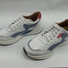 【鞋里】~地之柏dispon~ S256 真皮 休閒鞋  久站 耐磨 地之柏女鞋 台灣製 氣墊休閒鞋(白/黑)-細節圖3