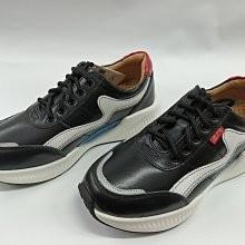 【鞋里】~地之柏dispon~ S256 真皮 休閒鞋  久站 耐磨 地之柏女鞋 台灣製 氣墊休閒鞋(白/黑)-細節圖6