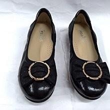 【鞋里】Jessies 真皮平底女鞋 黑色 經典娃娃鞋 典雅淑女鞋 時尚包鞋