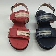 【鞋里】~克娌米亞 CRIMEA~ 2023年最新款真皮手工涼鞋 台灣製造 氣墊 (藍珠/橘紅)