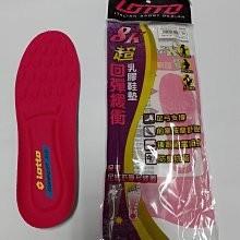 【鞋里】~Lotto樂得~男/女款 專業避震 厚底鞋墊.足弓.抗菌.透氣 乳膠鞋墊 超回彈 緩衝 運動鞋墊-細節圖6