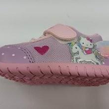 【鞋里】~Hello Kitty凱蒂貓 ~ 正版授權 運動鞋 兒童 布鞋 透氣防臭 MIT 中小童休閒鞋 (紫)