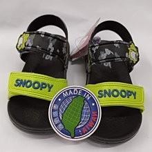 【鞋里】~ SNOOPY 史努比 ~兒童 迷彩 防水 超輕休閒涼鞋 超輕量設計 MIT台灣製造(綠)-細節圖5