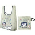 日本品牌 kusuguru 印花貓咪購物袋 可折叠 購物手拎袋 超市購物包-規格圖9