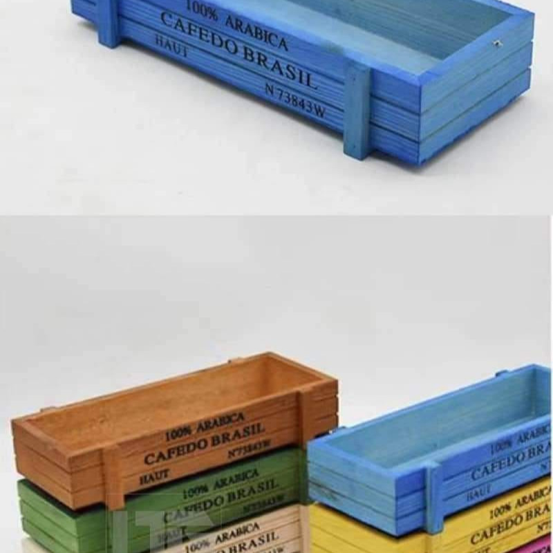 創意復古木質盆栽盒-細節圖4