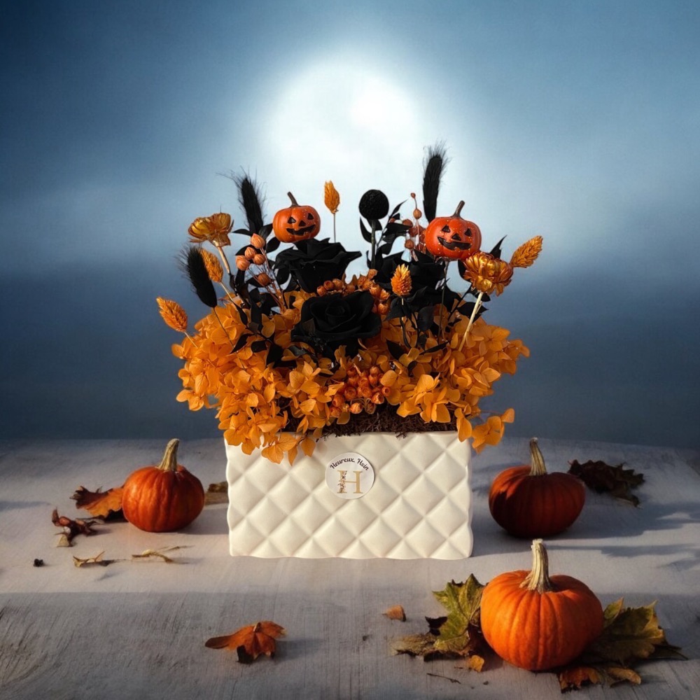 現貨~菱格永生花盆_綠玫瑰花 #玫瑰永生花   #永生花  #永生花盆  #乾燥花  #開幕送禮  #入厝禮-細節圖2