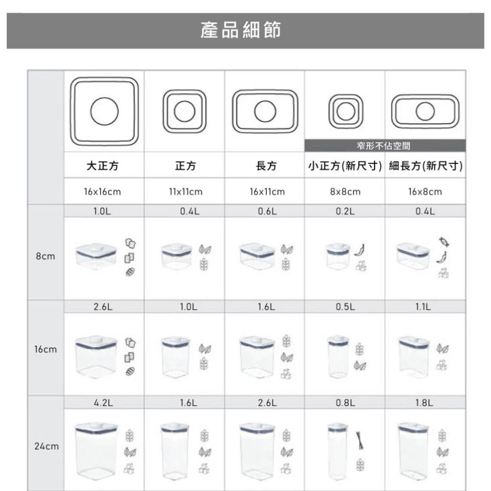 美國OXO POP按壓密封收納保鮮盒-大正方4.2L-細節圖9