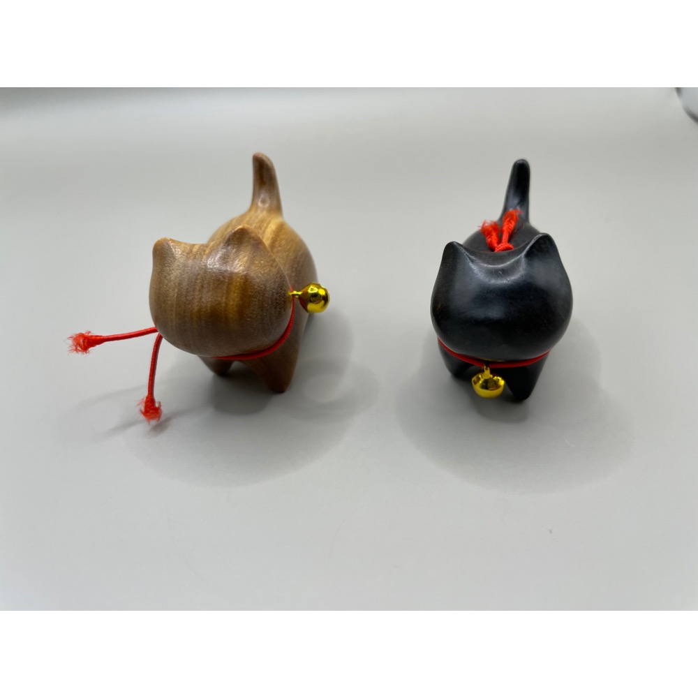 貓咪木頭小擺件-細節圖4