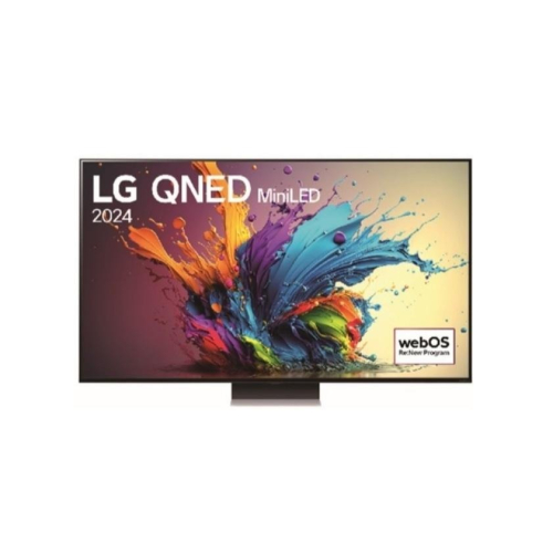 含桌上安裝 LG樂金 65QNED91TTA 65吋 QNED MiniLED 4K AI智慧聯網顯示器