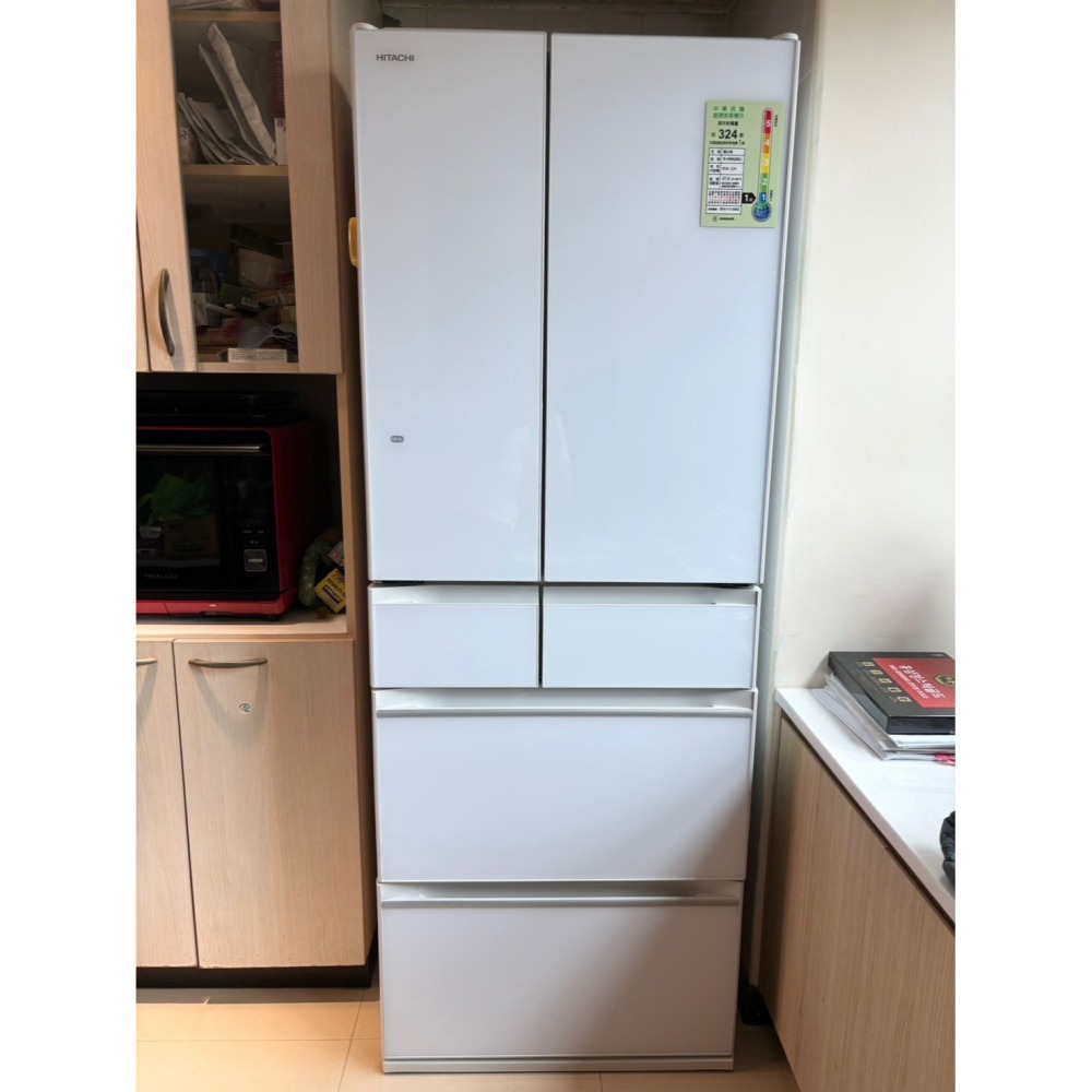 限量一台 HITACHI日立 614L一級能效變頻六門冰箱 琉璃白(RHW620RJ-XW)-細節圖2