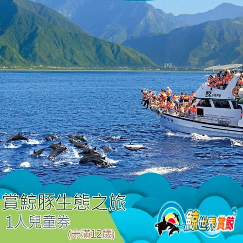 【花蓮】鯨世界-賞鯨豚生態之旅兒童券Ⓗ