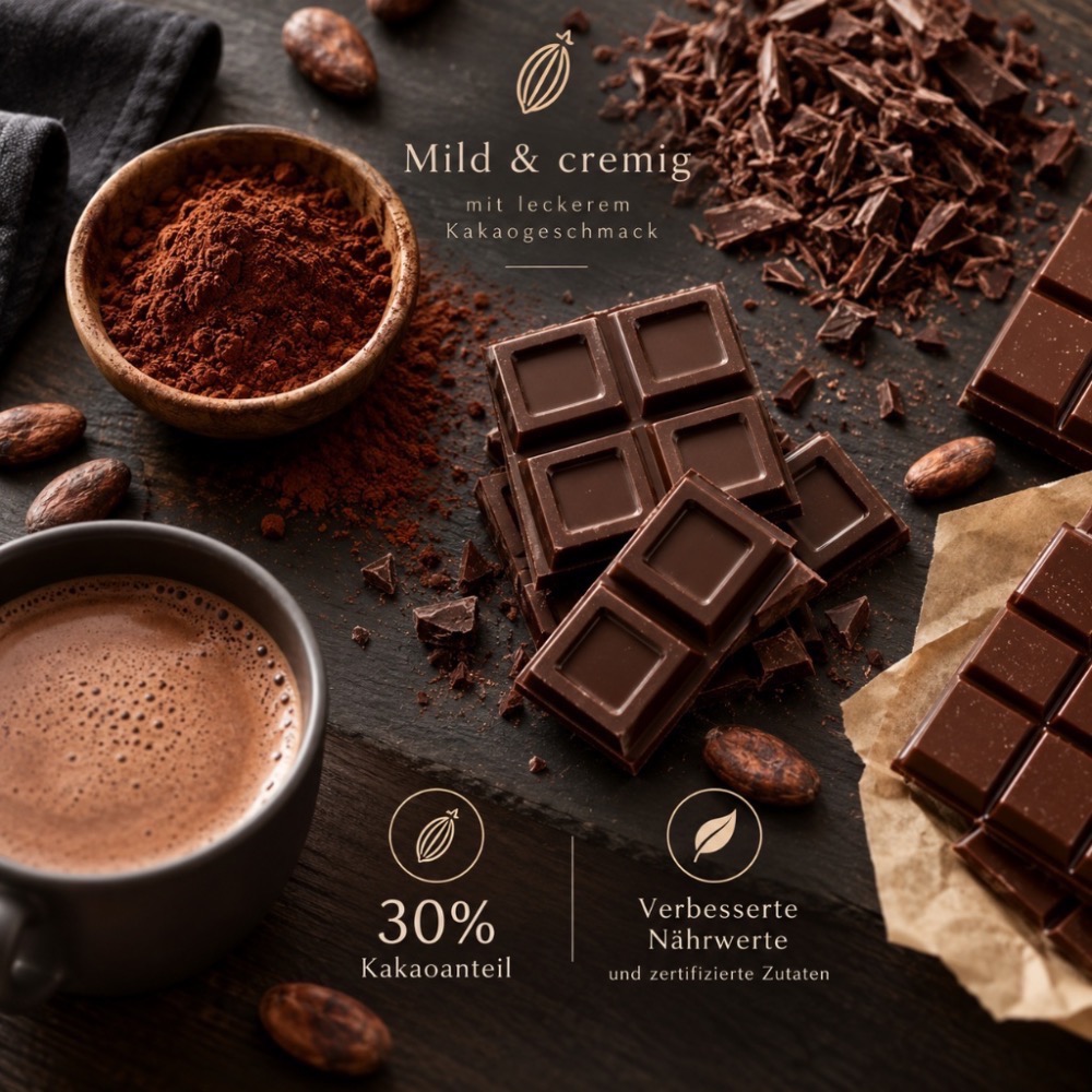 新包裝⭐️德國Cocoa Fantasy 30%濃度 巧克力/可可粉 （2種規格一盒10包、一箱100小包）-細節圖3