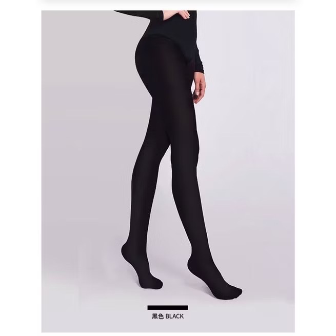 R92黑色微厚150D美腿蓄熱保暖褲襪