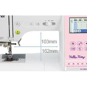 永昇縫紉:日本brother NV-180K Hello Kitty電腦刺繡縫紉機-細節圖2