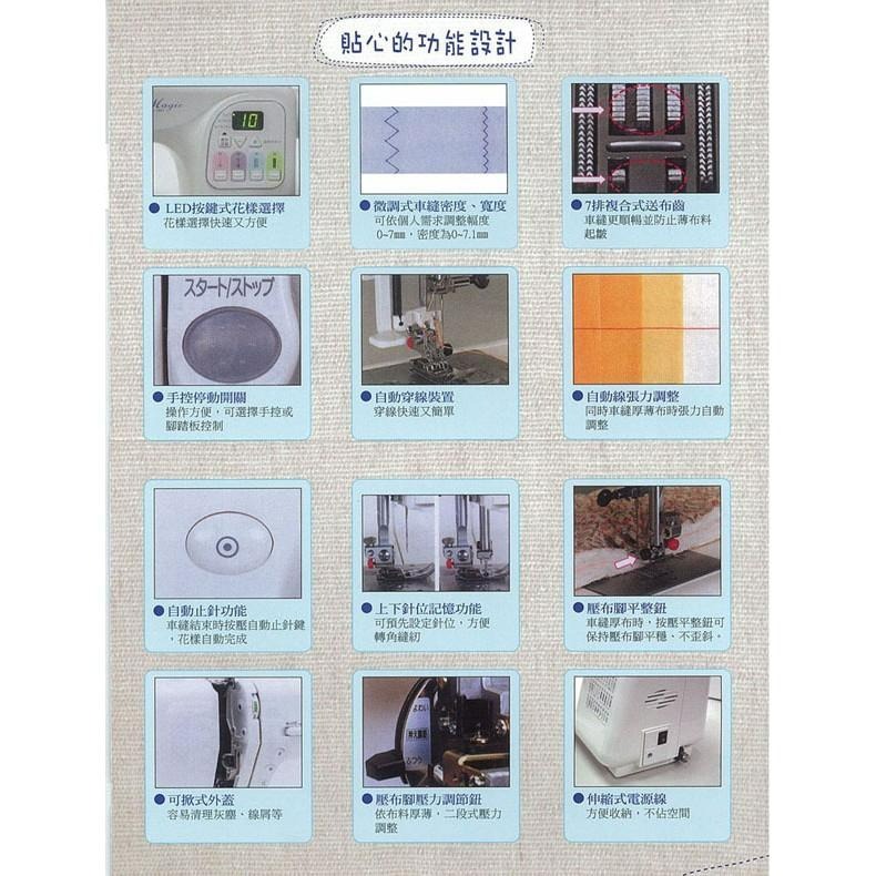 永昇縫紉:【NCC】CC-1861 Magic縫紉機-細節圖2