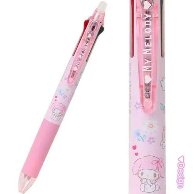 日本 PILOT 魔擦筆 三色擦擦筆 Frixion 0.38 三色原子筆 Sanrio 三麗鷗 帕洽狗 酷洛米-細節圖3