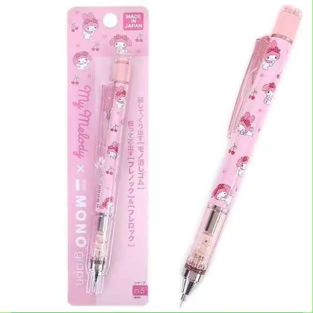 日本製 蜻蜓牌 MONO Graph 自動鉛筆 自動搖搖筆 0.5mm 搖搖筆 Tombow SANRIO 三麗鷗-規格圖1