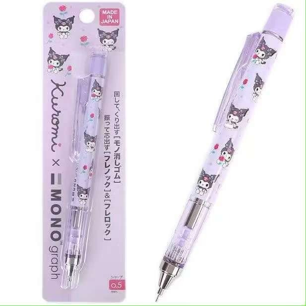 日本製 蜻蜓牌 MONO Graph 自動鉛筆 自動搖搖筆 0.5mm 搖搖筆 Tombow SANRIO 三麗鷗-規格圖1