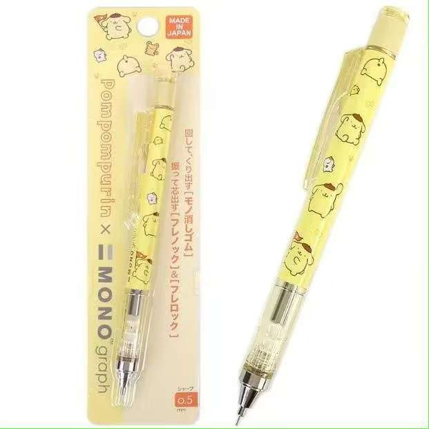 日本製 蜻蜓牌 MONO Graph 自動鉛筆 自動搖搖筆 0.5mm 搖搖筆 Tombow SANRIO 三麗鷗-規格圖1