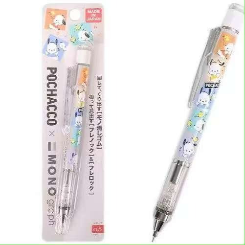 日本製 蜻蜓牌 MONO Graph 自動鉛筆 自動搖搖筆 0.5mm 搖搖筆 Tombow SANRIO 三麗鷗-規格圖1