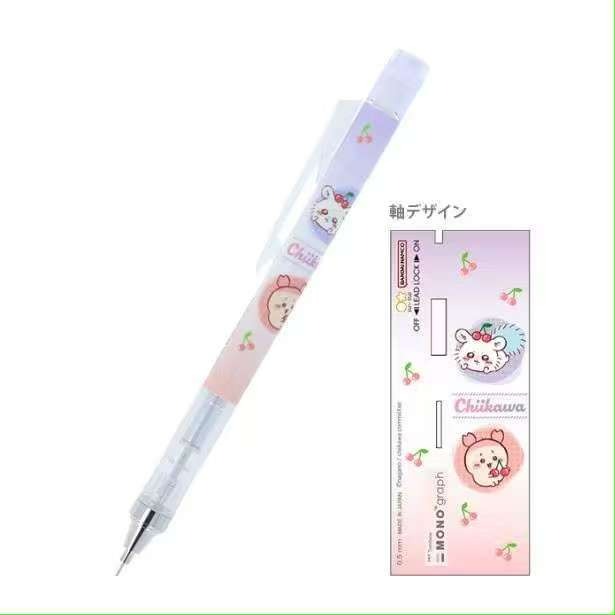 日本製 蜻蜓牌 MONO Graph 自動鉛筆 自動搖搖筆 0.5mm 搖搖筆 Tombow SANRIO 三麗鷗-規格圖1
