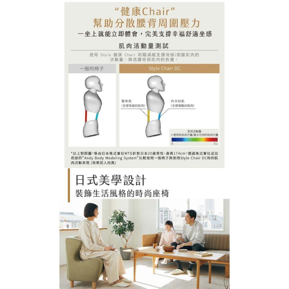 Style Chair DC 健康護脊沙發 木腳款 寧靜灰/橄欖綠-細節圖7