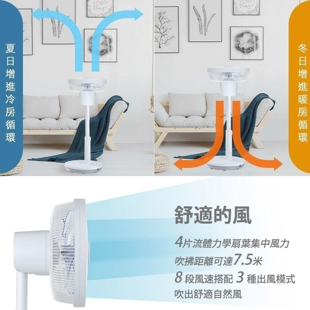 【ARTISAN 奧堤森】 12吋DC順/逆循環風扇 LF1201 DC循環正逆風扇 循環扇-細節圖4