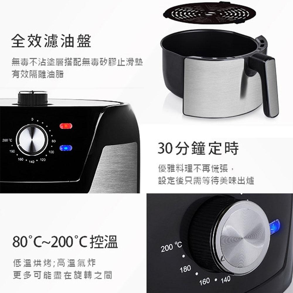 【PRINCESS荷蘭公主】 4.5L健康氣炸鍋 181026-細節圖8