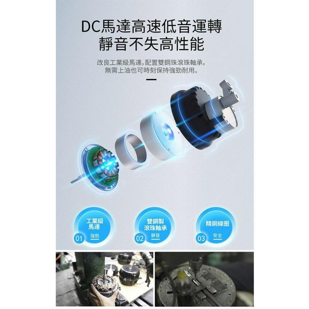 【中央牌】14吋DC遙控型內旋式循環立扇 KDS-142SR / KDS-142SR-B 貴族黑-細節圖2