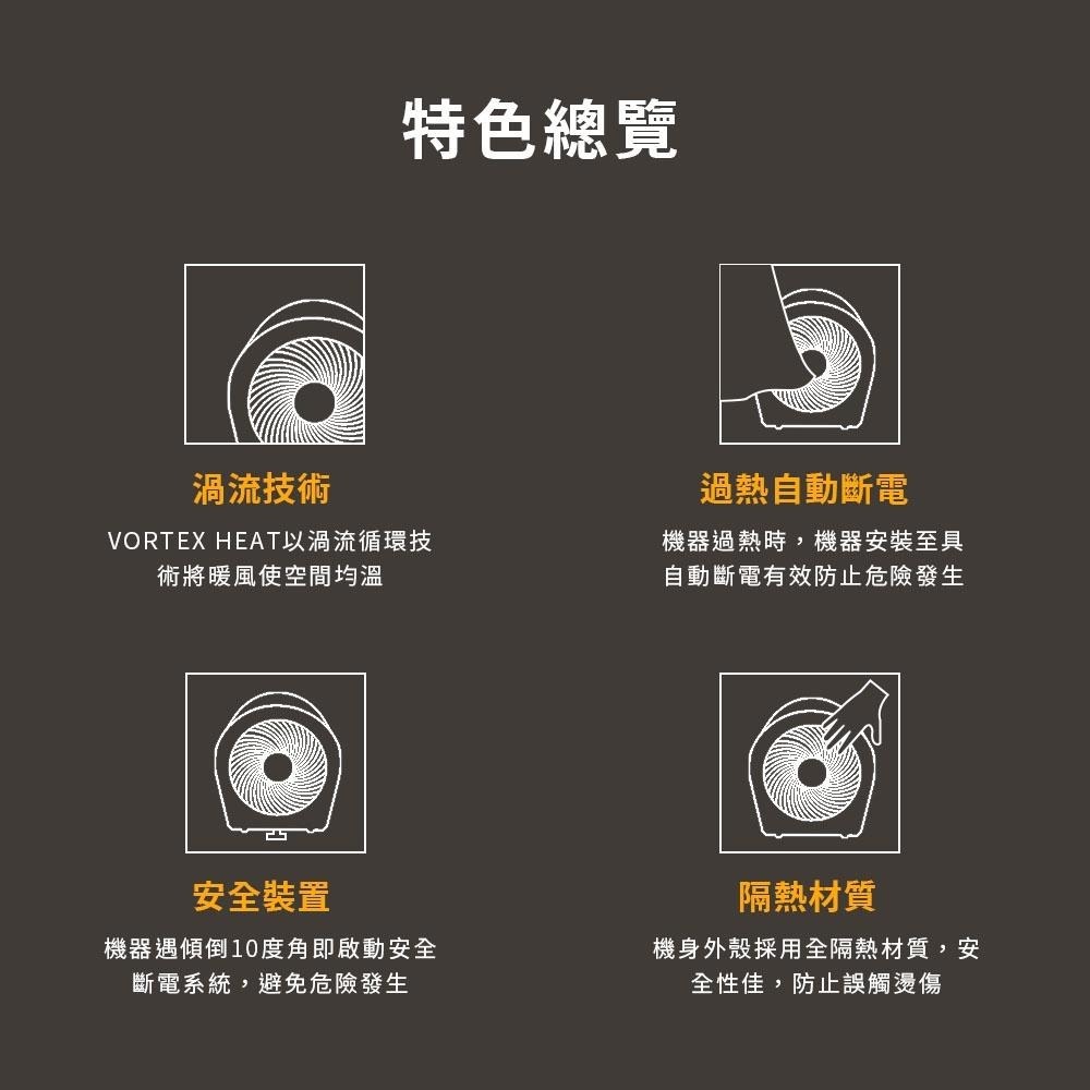 【VORNADO 沃拿多】 渦流循環電暖器 Velocity 3R 適用5-8坪-細節圖6