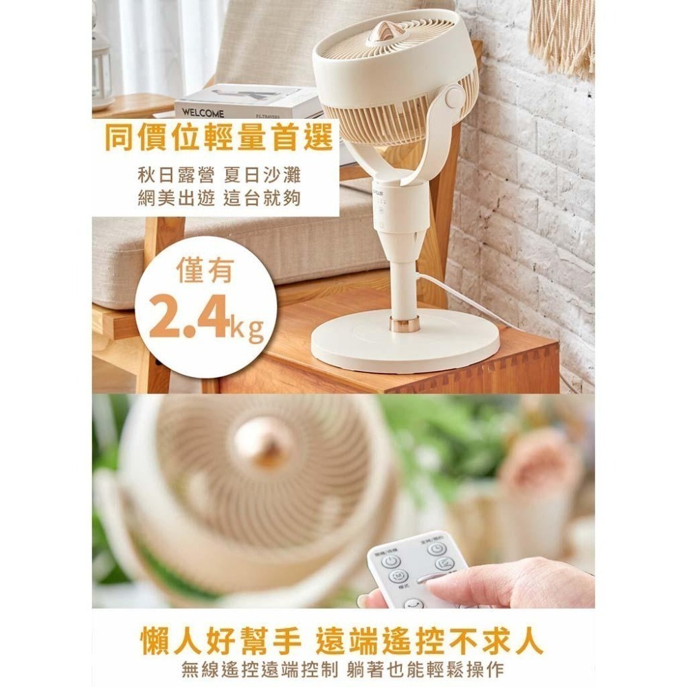 【GPLUS】GP小雷達 空氣循環7吋四季扇 GP-D02A 循環扇 電風扇 電扇-細節圖7