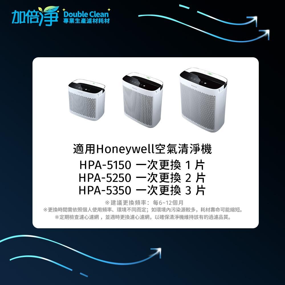 【加倍淨】HEPA濾心 適用 Honeywell HPA  5150 5250 5350 WTW WTWV1 空氣清淨機-細節圖8