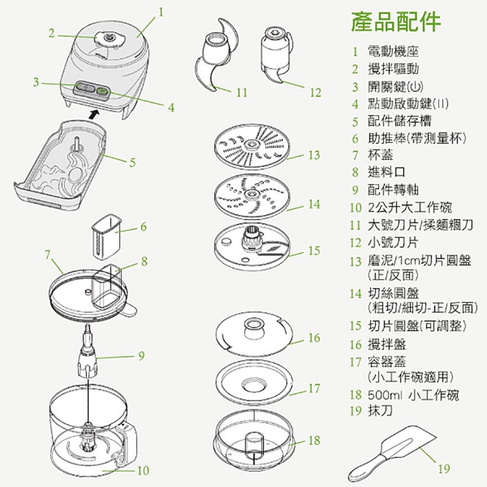 【PRINCESS荷蘭公主】 專業級食物處理機 221000-細節圖9