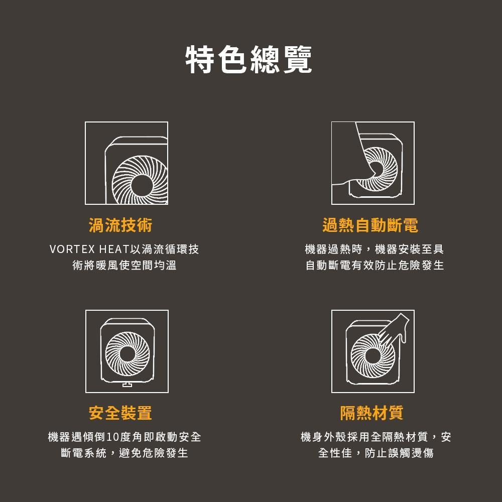 【美國 VORNADO 沃拿多】(個人式) 渦流循環電暖器 Velocity 1 原廠公司貨-細節圖9