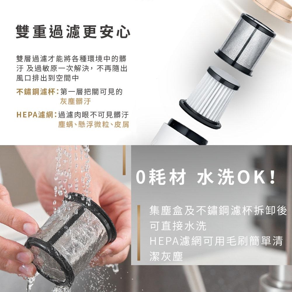 【PRINCESS 荷蘭公主】 強力極輕無線吸塵器 339700 / 339700R 玫瑰金 / 339700G 香檳金-細節圖9