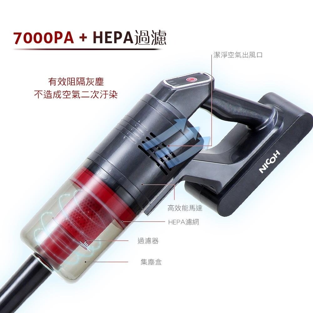 【日本NICOH】 DC旋風無線吸塵器 VC-D800-細節圖5