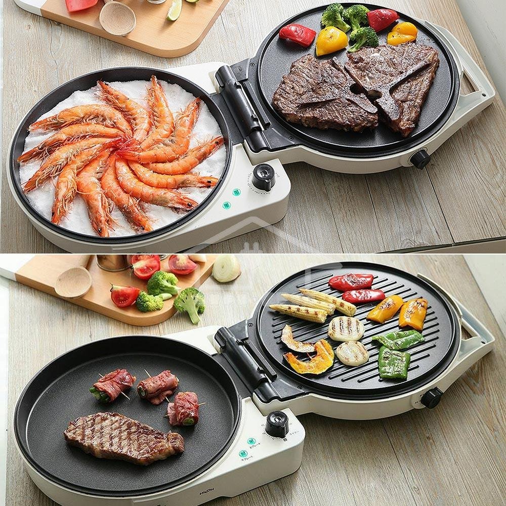 日本 NICOH 12吋雙面多功能料理披薩機 PS-501 白色-細節圖8