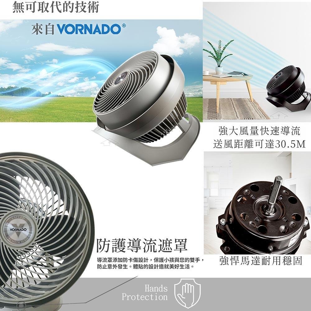 美國 VORNADO 沃拿多 8-12坪用 渦流空氣循環扇 735B-TW 735-TW 黑 / 灰 兩色 美國原裝進口-細節圖3